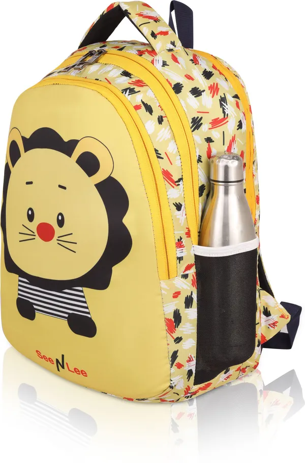 Yellow_Premium_Polyester_,_Nylon_&_Pu_Backpack_For_Boys_&_Girls
