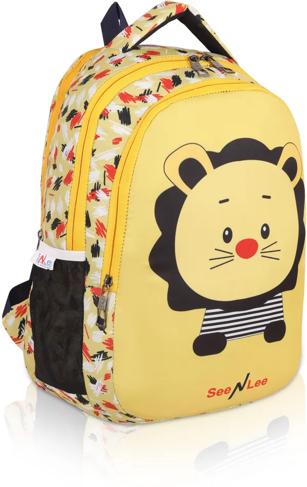 Yellow_Premium_Polyester_,_Nylon_&_Pu_Backpack_For_Boys_&_Girls