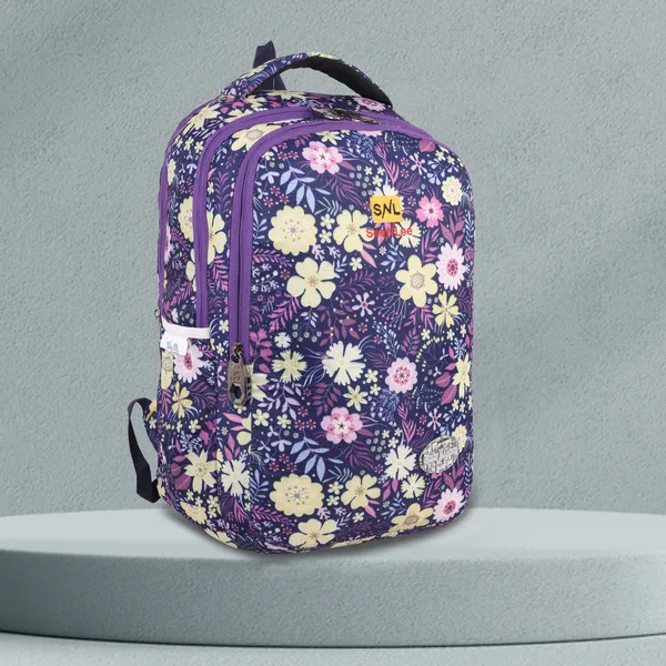 Purple_Premium_Polyester_,_Nylon_&_Pu_Backpack_For_Girls