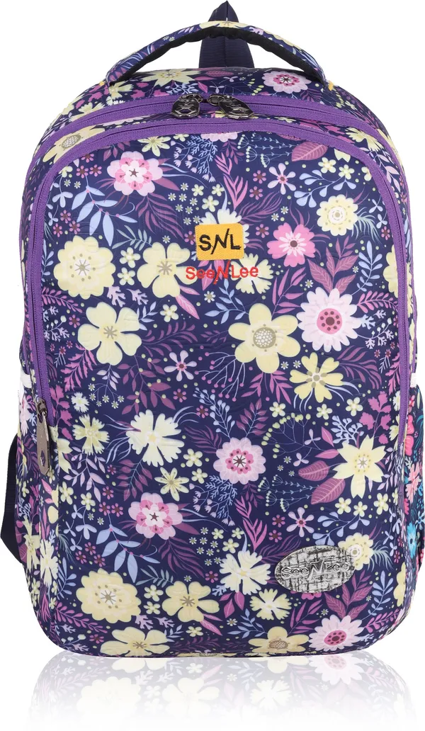 Purple_Premium_Polyester_,_Nylon_&_Pu_Backpack_For_Girls