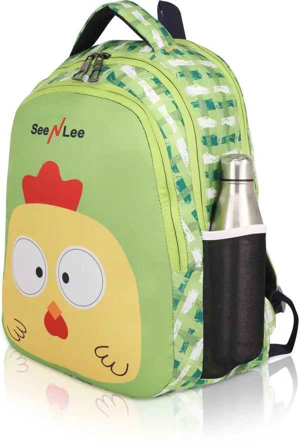 Green_Premium_Polyester_,_Nylon_&_Pu_Backpack_For_Boys_&_Girls