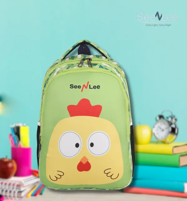 Green_Premium_Polyester_,_Nylon_&_Pu_Backpack_For_Boys_&_Girls
