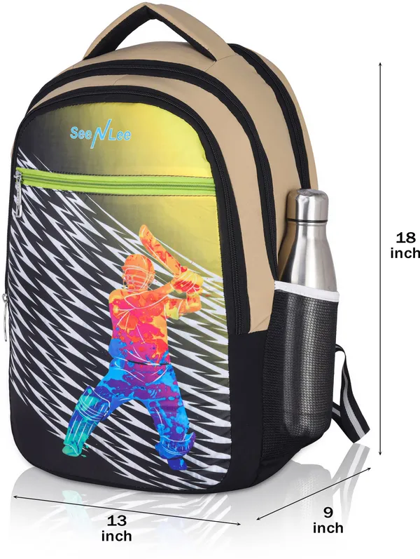 Brown_Premium_Polyester_Backpack_For_Men_&_Women
