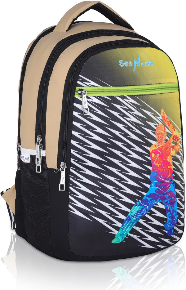 Brown_Premium_Polyester_Backpack_For_Men_&_Women