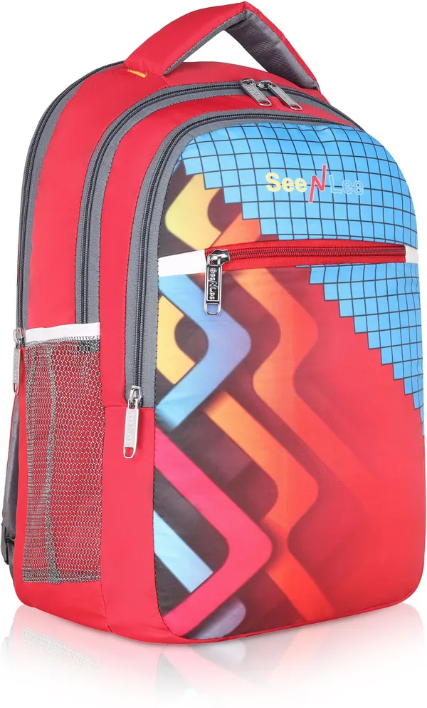 Red_Premium_Polyester_,_Nylon_&_Pu_Backpack_For_Men_&_Women
