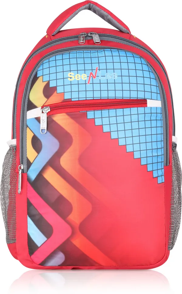 Red_Premium_Polyester_,_Nylon_&_Pu_Backpack_For_Men_&_Women