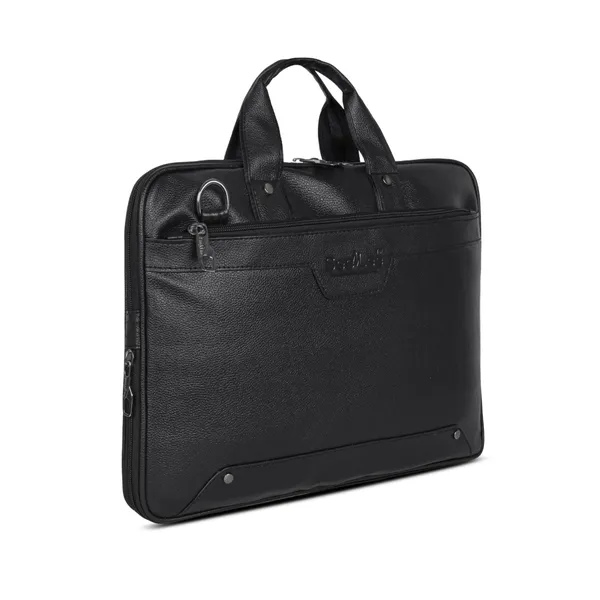 SeeNlee_Premium_Black_Laptop_Bag_for_Office_&_Travel_–_Business_Laptop_Briefcase_with_Strong_Metal_Zippers,_Dual_Handles_&_Extra_Storage_–_Fits_14–15.6_inch_Laptops