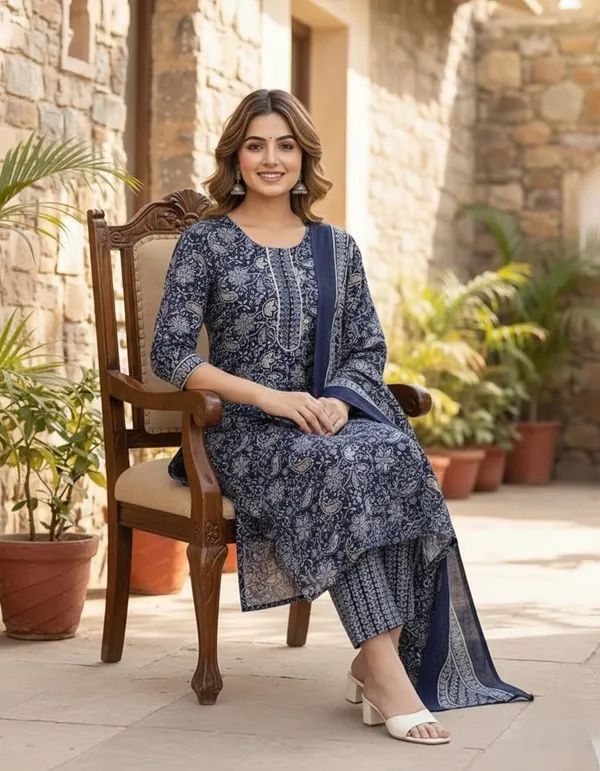 Navy_Blue_Cotton_Blend_Suit_Set_with_Dupatta