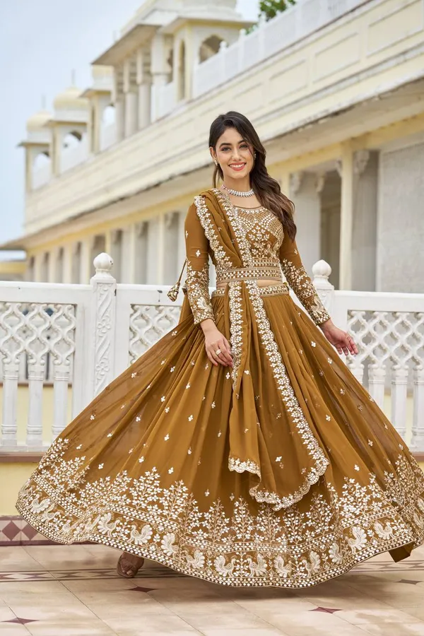 Royal_Scarlet_Georgette_Floor-Length_Anarkali_with_Intricate_Silver_Zari_Foliage_Embroidery_and_Ruffled_Sleeves