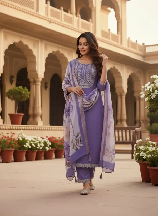 Ready-to-Wear_Purple__Rayon_Salwar_Kameez_&_Designer_Digital_Print_Dupatta_with_Solid_Suit_Set
