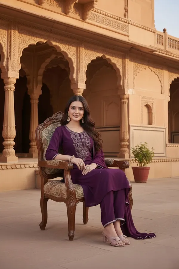 Festive_Purple_Silk_Blend_Suit_with_Yoke_Work