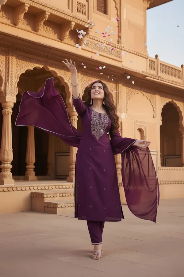 Festive_Purple_Silk_Blend_Suit_with_Yoke_Work
