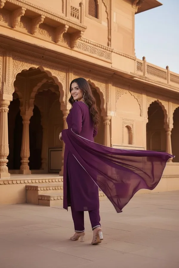 Festive_Purple_Silk_Blend_Suit_with_Yoke_Work