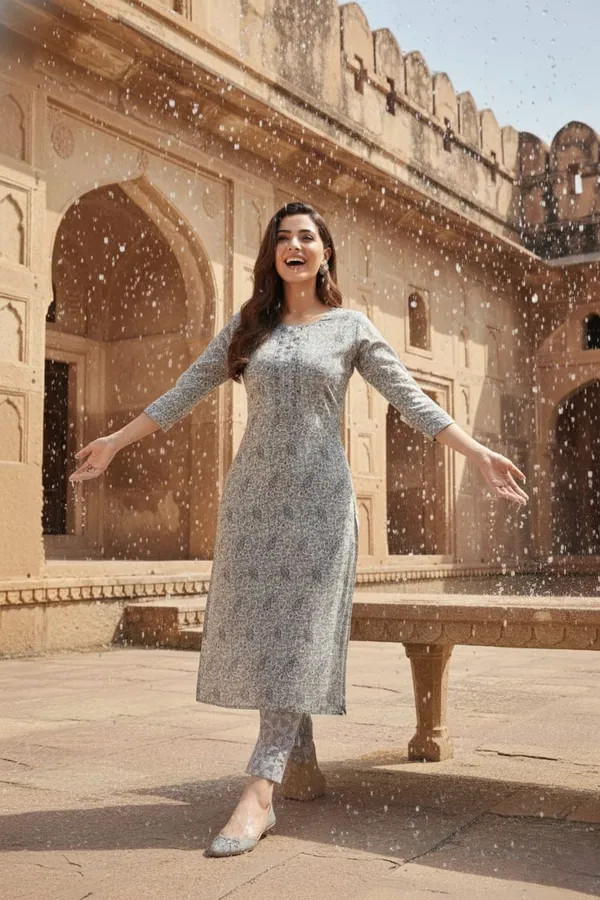 Cotton_Printed_Grey_Straight_Kurti