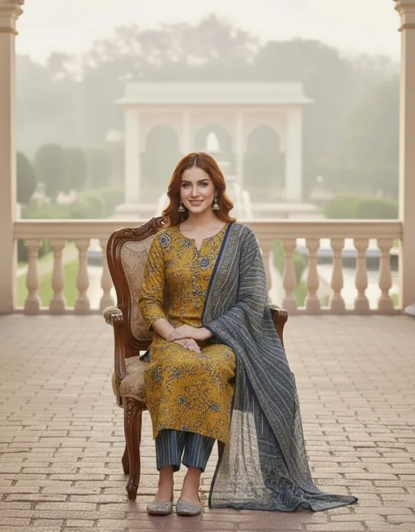 Vibrant_Cotton_Blend_Anarkali_Style_Printed_Suit_with_Dupatta