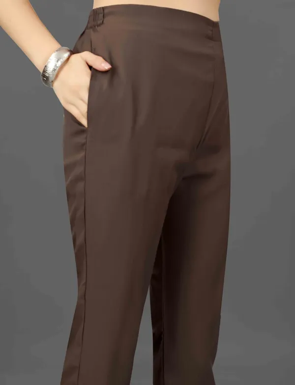 Brown_Cotton_Kurta_Set_with_Mirror_Work_&_Dupatta