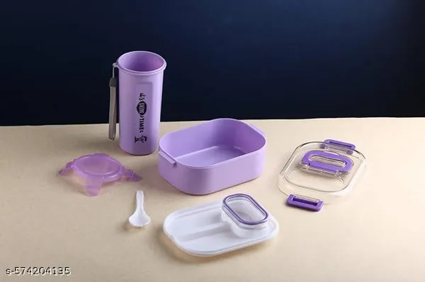 Pack_of_1_-_Blue_Virgin_Pp_Material__Yummy_Lunch_Box_With_Bottle