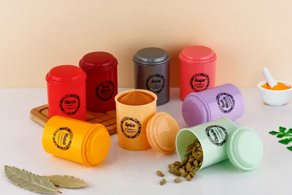 Pack_Of_8_-_Multicolor_Virgin_Pp_Material__Spice_Jar