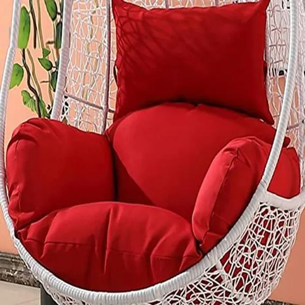 Red_Microfibre_Cushion_For_Hanging_Basket_|_Outdoor_Egg_Chair_Polyester_Designer_Cushion