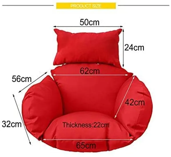 Red_Microfibre_Cushion_For_Hanging_Basket_|_Outdoor_Egg_Chair_Polyester_Designer_Cushion