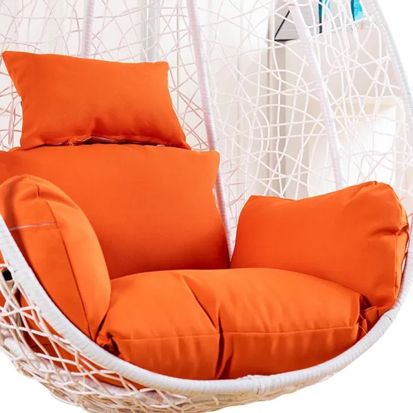 Orange_Microfibre_Cushion_For_Hanging_Basket_Swing_Chair_For_Outdoor_Egg_Swing_Chair/Garden_Swing,_Seat_Padded_Pillow_Polyester_Designer_Cushion