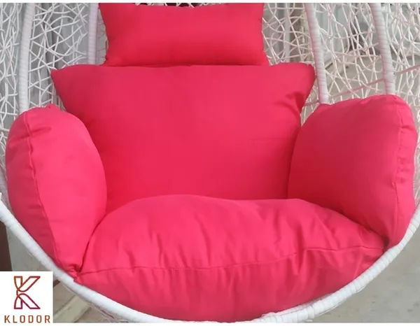 Pink_Cushion_For_Hanging_Basket_Swing_Chair_-_Outdoor_Egg_Chair/Garden_Seat_Padded_Pillow,_Polyester_Designer_Cushion