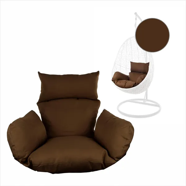 Brown_Microfibre_Cushion_For_Hanging_Basket_|_Outdoor_Egg_Swing_Chair_Polyester_Designer_Cushion