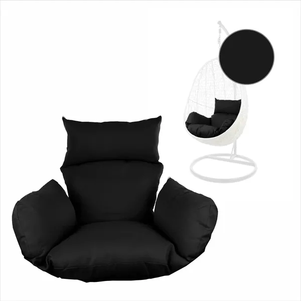 Black_Microfibre_Cushion_For_Hanging_Basket_|_Outdoor_Egg_Swing_Chair_Polyester_Designer_Cushion