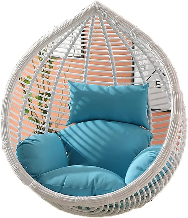 Skyblue_Microfibre_Cushion_For_Hanging_Basket_Swing_Chair_For_Outdoor_Egg_Swing_Chair/Garden_Swing,_Seat_Padded_Pillow_Polyester_Designer_Cushion