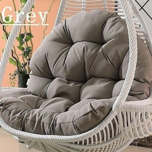 Grey_Microfibre_Round_Cushion_For_Hanging_Basket_Round_Shape_Swing_Chair_Cushions_For_Outdoor_Egg_Swing_Chair_Garden_Swing,_Seat_Padded_Pillow_Cushion