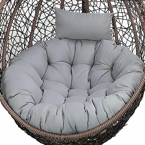Grey_Microfibre_Round_Cushion_For_Hanging_Basket_Round_Shape_Swing_Chair_Cushions_For_Outdoor_Egg_Swing_Chair_Garden_Swing,_Seat_Padded_Pillow_Cushion