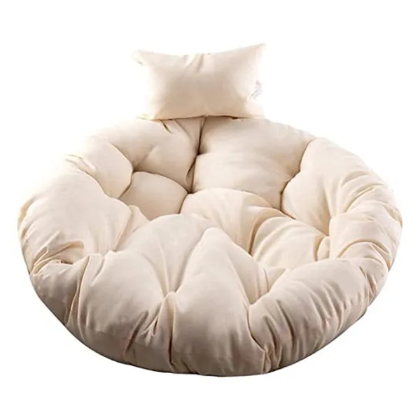 Off_White_Microfibre_Cushion_For_Hanging_Basket_Round_Shape_Swing_Chair_Cushions_For_Outdoor_Egg_Swing_Chair_Garden_Swing,_Seat_Padded_Pillow_Cushion