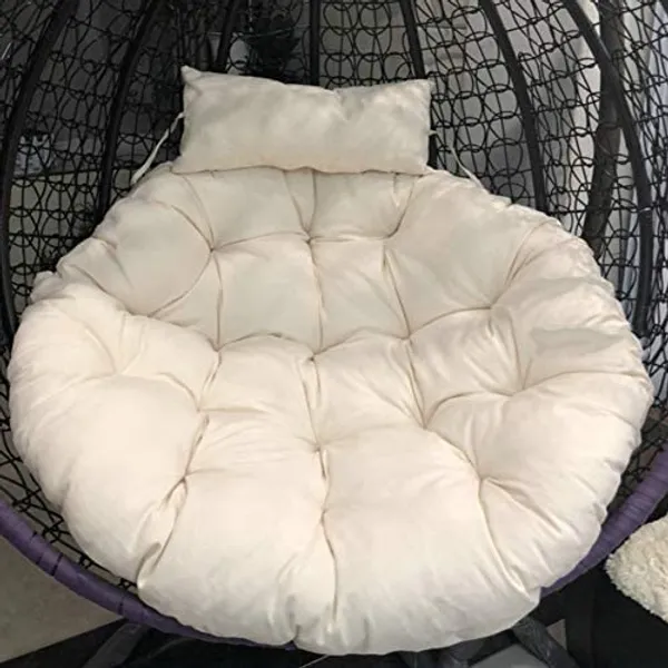 Off_White_Microfibre_Cushion_For_Hanging_Basket_Round_Shape_Swing_Chair_Cushions_For_Outdoor_Egg_Swing_Chair_Garden_Swing,_Seat_Padded_Pillow_Cushion