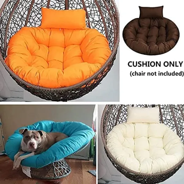 Off_White_Microfibre_Cushion_For_Hanging_Basket_Round_Shape_Swing_Chair_Cushions_For_Outdoor_Egg_Swing_Chair_Garden_Swing,_Seat_Padded_Pillow_Cushion