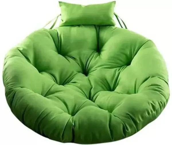 Green_Microfibre_Cushion_For_Hanging_Basket_|_Outdoor_Egg_Swing_Chair_Padded_Pillow_Cushion