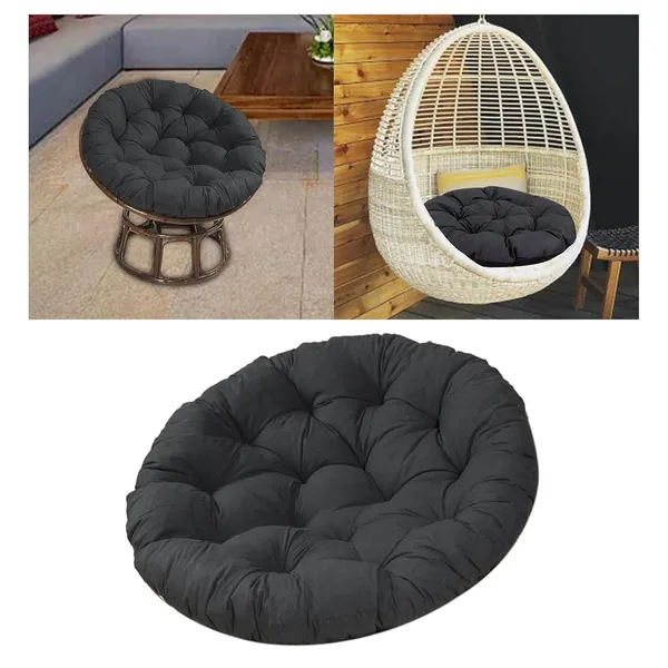 Black_Microfibre_Round_Cushion_For_Hanging_Basket_|_Outdoor_Egg_Swing_Chair_Padded_Pillow_Cushion