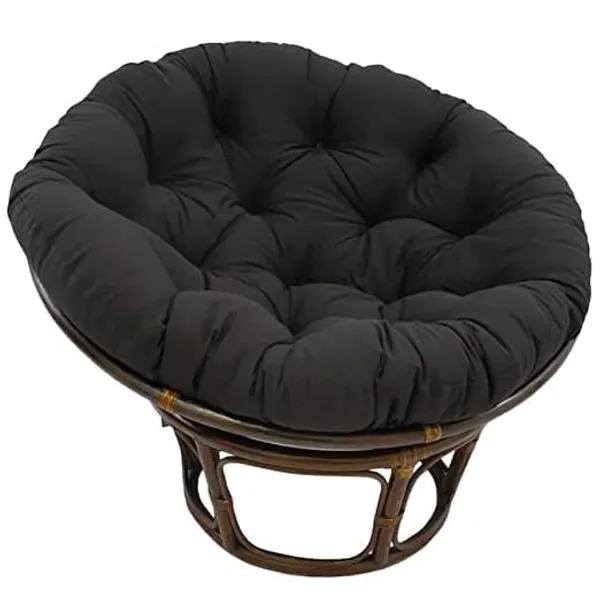 Black_Microfibre_Round_Cushion_For_Hanging_Basket_|_Outdoor_Egg_Swing_Chair_Padded_Pillow_Cushion