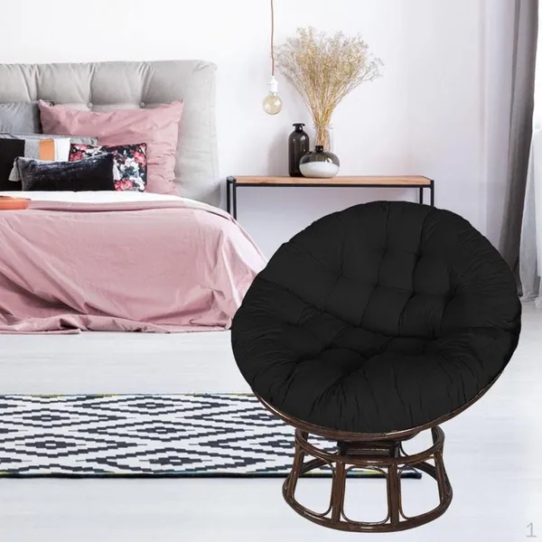 Black_Microfibre_Round_Cushion_For_Hanging_Basket_|_Outdoor_Egg_Swing_Chair_Padded_Pillow_Cushion