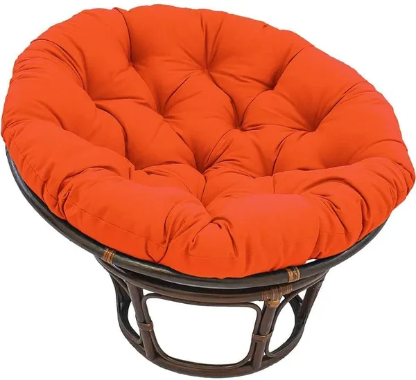 Red_Microfibre_Cushion_For_Hanging_Basket_Round_Shape_Swing_Chair_Cushions_For_Outdoor_Egg_Swing_Chair_Garden_Swing,_Seat_Padded_Pillow_Cushion
