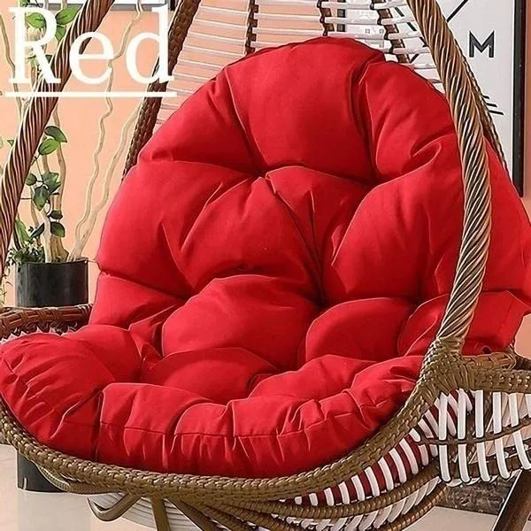 Red_Microfibre_Cushion_For_Hanging_Basket_Round_Shape_Swing_Chair_Cushions_For_Outdoor_Egg_Swing_Chair_Garden_Swing,_Seat_Padded_Pillow_Cushion
