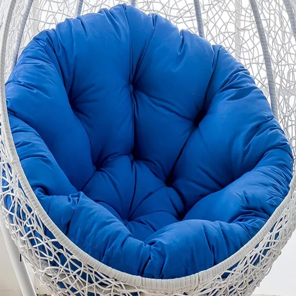 Blue_Microfibre_Cushion_For_Hanging_Basket_Round_Shape_Swing_Chair_Cushions_For_Outdoor_Egg_Swing_Chair_Garden_Swing,_Seat_Padded_Pillow_Cushion