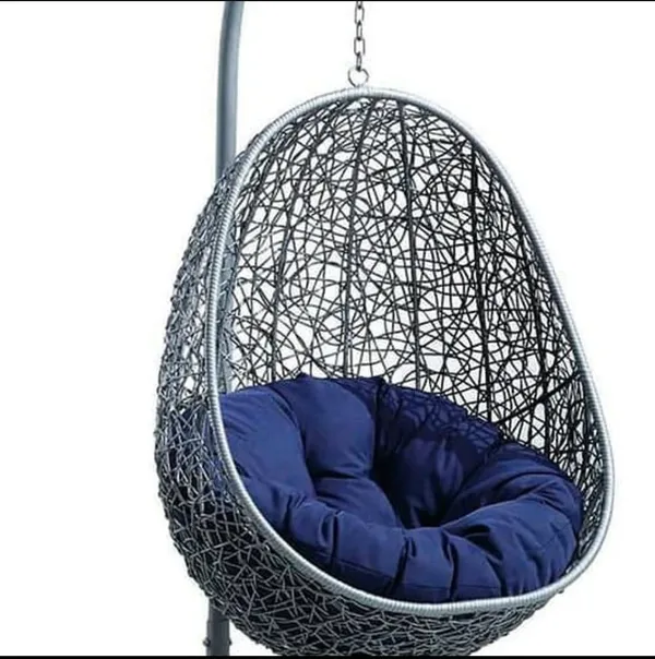 Blue_Microfibre_Cushion_For_Hanging_Basket_Round_Shape_Swing_Chair_Cushions_For_Outdoor_Egg_Swing_Chair_Garden_Swing,_Seat_Padded_Pillow_Cushion