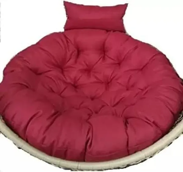 Maroon_Round_Cushion_For_Hanging_Basket_Polyester_Round_Shape_Swing_Chair_Cushions_For_Outdoor_Egg_Swing_Chair_Garden_Swing,_Seat_Padded_Pillow_Cushion