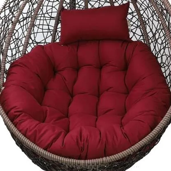 Maroon_Round_Cushion_For_Hanging_Basket_Polyester_Round_Shape_Swing_Chair_Cushions_For_Outdoor_Egg_Swing_Chair_Garden_Swing,_Seat_Padded_Pillow_Cushion