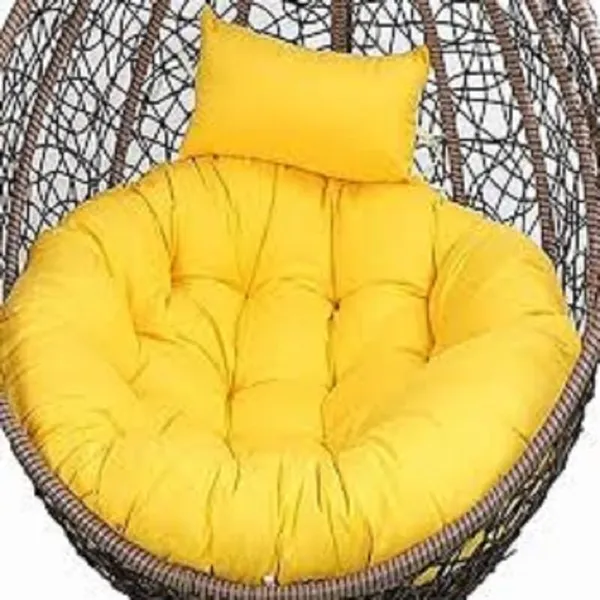 Yellow_Microfibre_Cushion_For_Hanging_Basket_|_Outdoor_Egg_Swing_Chair_Seat_Padded_Pillow_Cushion