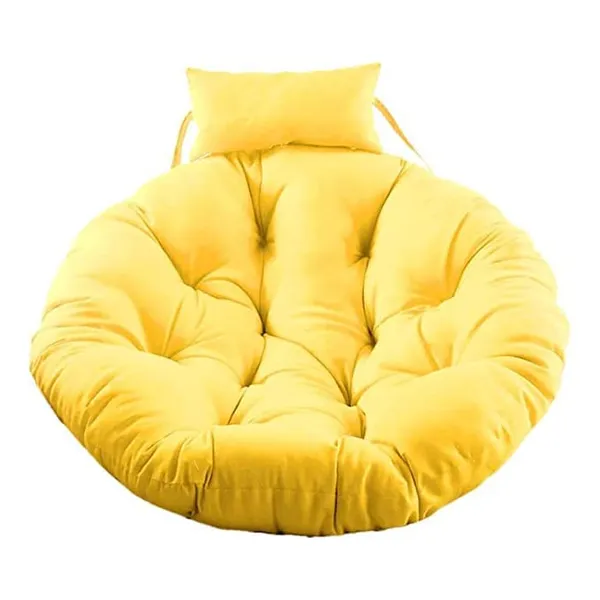 Yellow_Microfibre_Cushion_For_Hanging_Basket_|_Outdoor_Egg_Swing_Chair_Seat_Padded_Pillow_Cushion