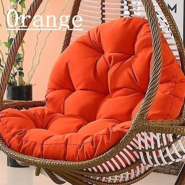 Orange_Microfibre_Cushion_For_Hanging_Basket_Round_Shape_Swing_Chair_Cushions_For_Outdoor_Egg_Swing_Chair_Garden_Swing,_Seat_Padded_Pillow_Cushion