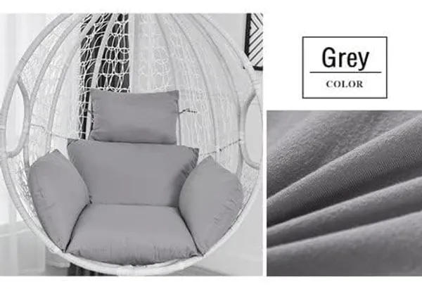 Grey_Microfibre_Cushion_For_Hanging_Basket_|_Outdoor_Egg_Chair_Polyester_Designer_Cushion