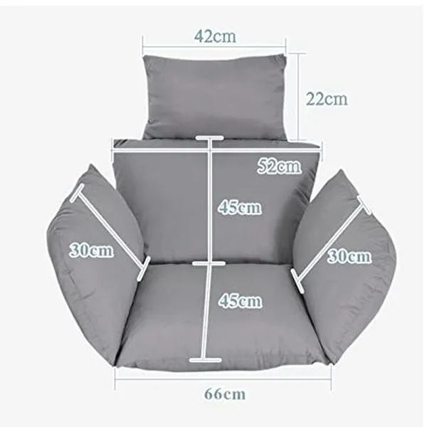 Grey_Microfibre_Cushion_For_Hanging_Basket_|_Outdoor_Egg_Chair_Polyester_Designer_Cushion