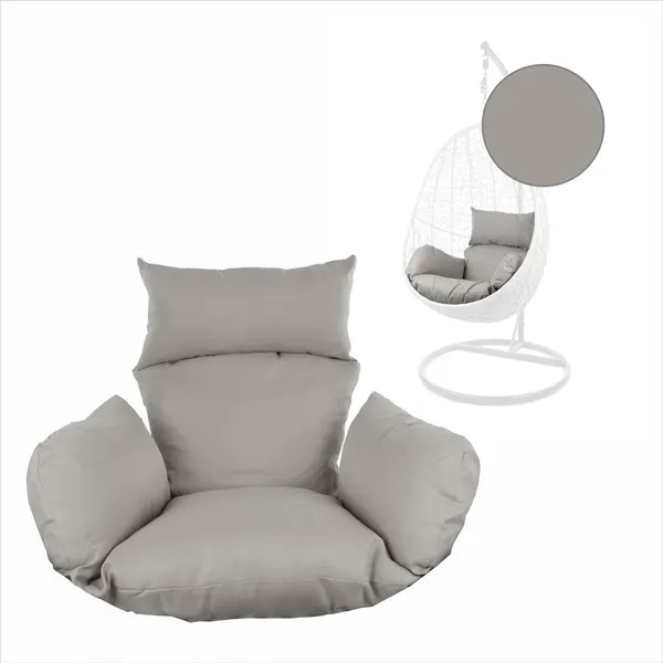 Grey_Microfibre_Cushion_For_Hanging_Basket_|_Outdoor_Egg_Chair_Polyester_Designer_Cushion